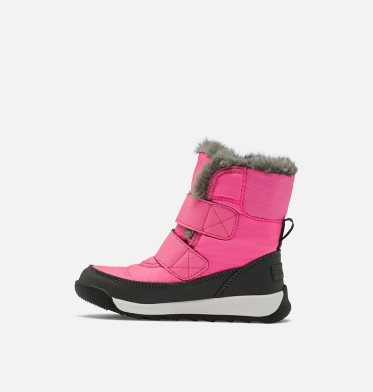 Kids Snow Boots Pink/Black - Sorel Toddler Whitney™ II Strap - 678132-IVA